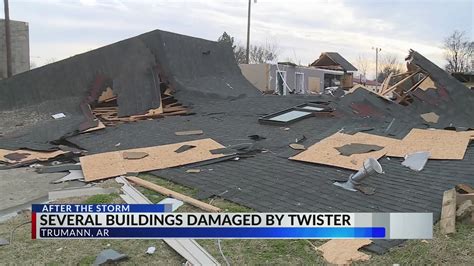 Trumann Community Working To Recover After Tornado Youtube