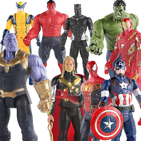 Marvel Coffret Figurines Et Gant électronique Figurines Hulk Captain