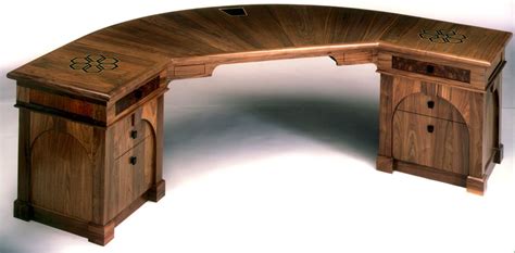 Woodwork Curved Desk Woodworking Desk