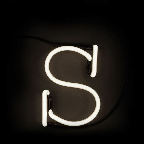 Seletti Neon Wall Light Letter S Iwoot