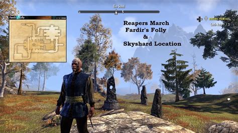 Elder Scrolls Online Reapers March Fardirs Folly Delve Skyshard