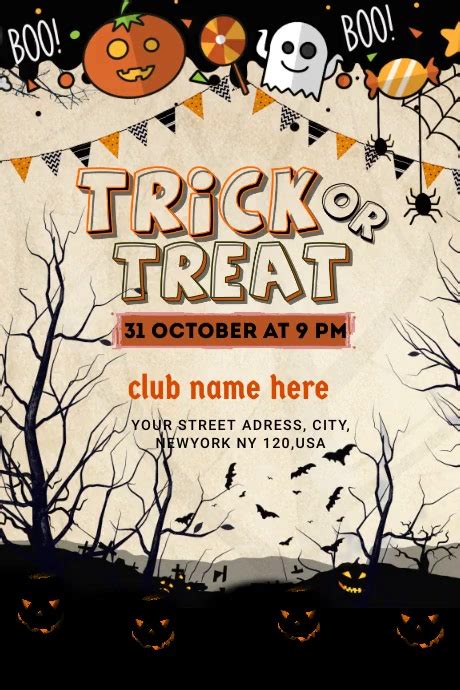Copy Of Trick Or Treat Postermywall