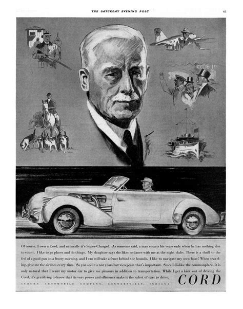 Directory Index Cord Ads1937 Automotive Artwork Duesenberg Car