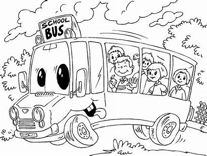 Bus Coloring Pages Printable