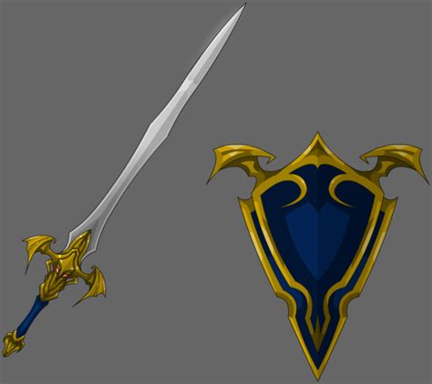 Skyguard Blade And Shield Aqworlds Wiki