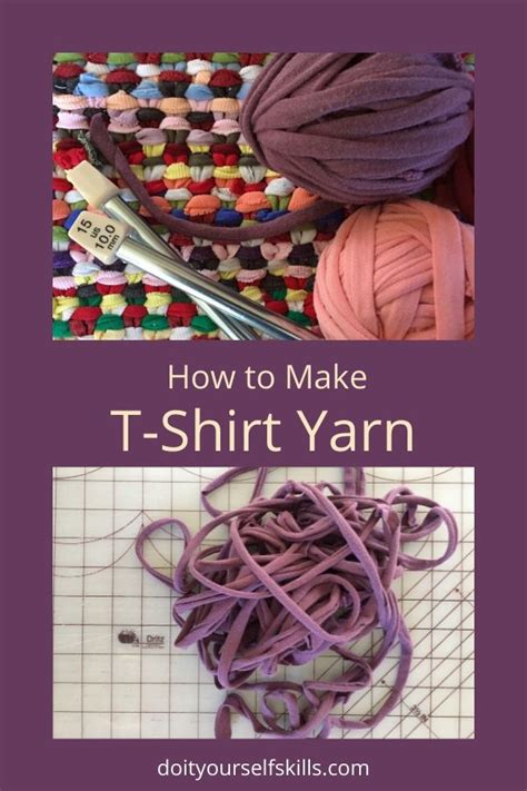 How To Make T Shirt Yarn Do It Yourself Skills