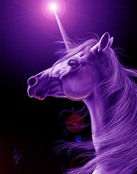 Purple Unicorn By Xclarxcheex On Deviantart Pegasus Unicorn Real