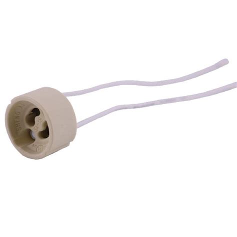 Gu10 Base Socket Wire Connector Lamp Holder Ceramic Gu 10 Sockets For