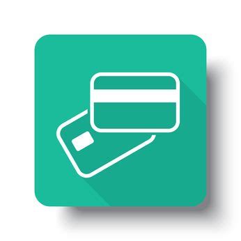 Green cards are classified into two types. Flat white Credit Card Payment web icon on green button with drop shadow - Rima Polska