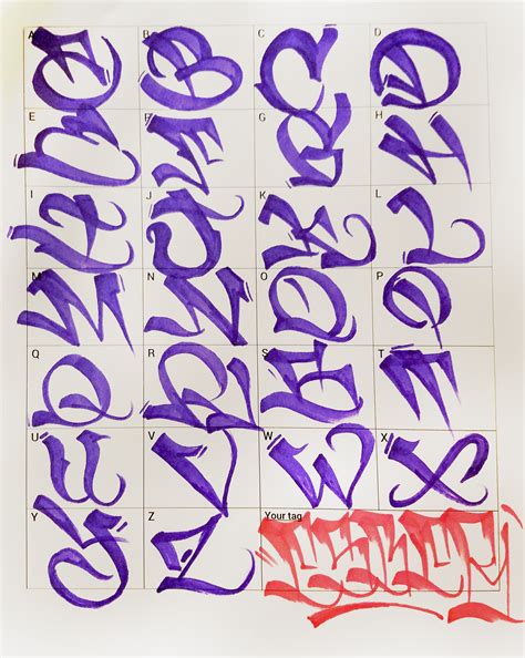 Abecedario De Grafitis Abecedario En Graffiti Con Todas Las Letras