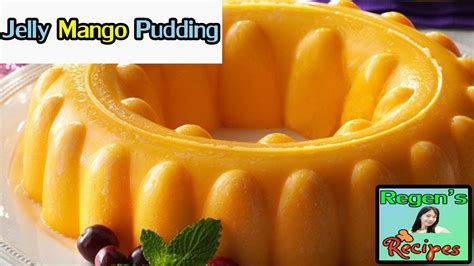 Jelly Mango Pudding Made By Me Youtube