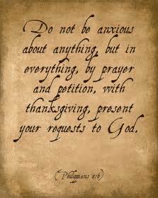 Do Not Be Anxious About Anything Philippians 46 Bible Verse Art