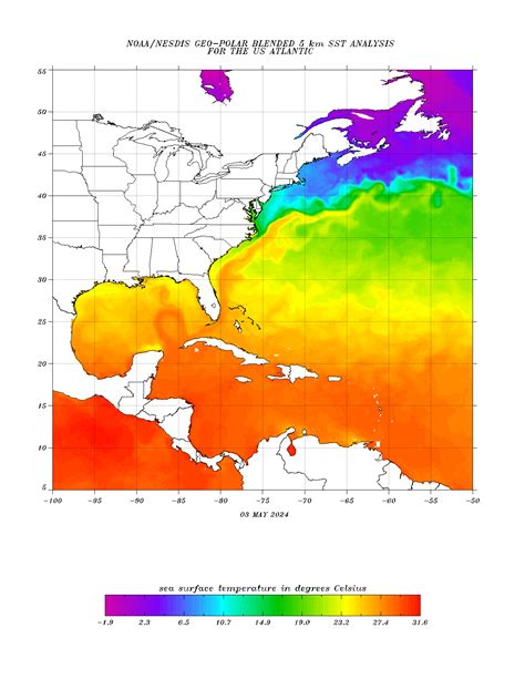 Quick Look At The Data For The New Noaa Sea Surface Temperature Dataset