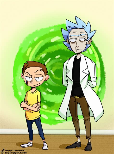 Evil Rick And Morty By Shig Gu On Deviantart
