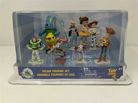 Disney Toy Story 4 Deluxe Figurine Playset 9 Pcs Figure Set Pixar New