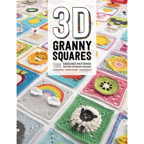 buy 3d granny squares 100 crochet patterns · the wool room