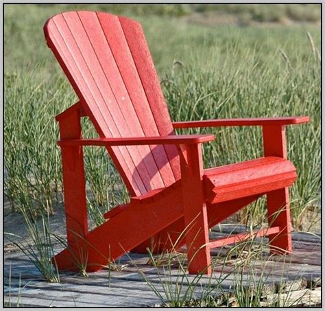 Complete with a cup holder and extendable footrest, it's basically everything you'd need in an outdoor seat. Composite Adirondack Chairs Canada | Composite adirondack ...