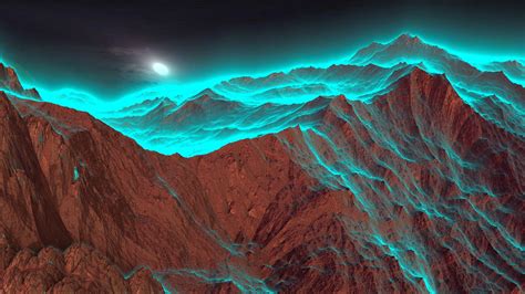 Artwork Digital Art Mountain Snow Wind Landscape Wallpapers Hd