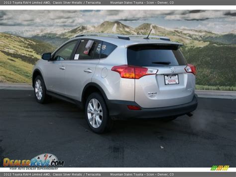 2013 Toyota Rav4 Limited Awd Classic Silver Metallic Terracotta Photo