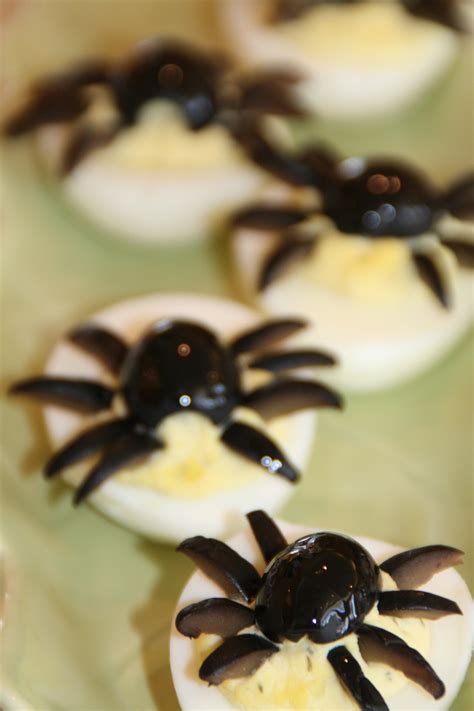Spider Eggs On A Green Plate