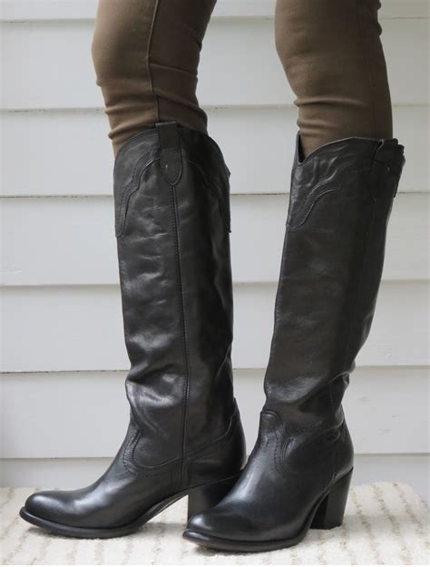 Howdy Slim Riding Boots For Thin Calves Frye Tabitha Pull On Tall