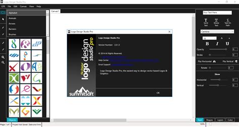 Logo Design Studio Pro v2.0.1.3 Full Version Free Download ... The look of this free logo design software mac is a bit clunky and dark.