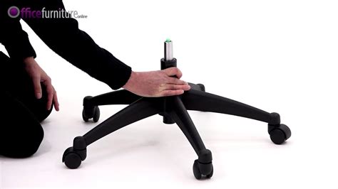 Then take your chair mechanism and align the holes with those on your seat. Aspect Mesh Office Chair Assembly Guide - YouTube