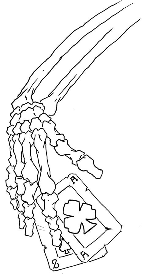 Skeleton Hand Drawing At Getdrawings Free Download