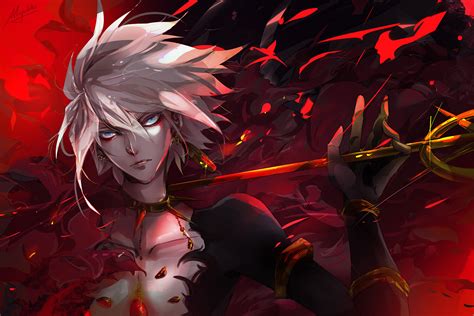 Fate Lancer Of Red By Miyukiko On Deviantart
