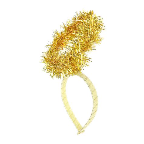 Kids Gold Tinsel Halo Headband Claires