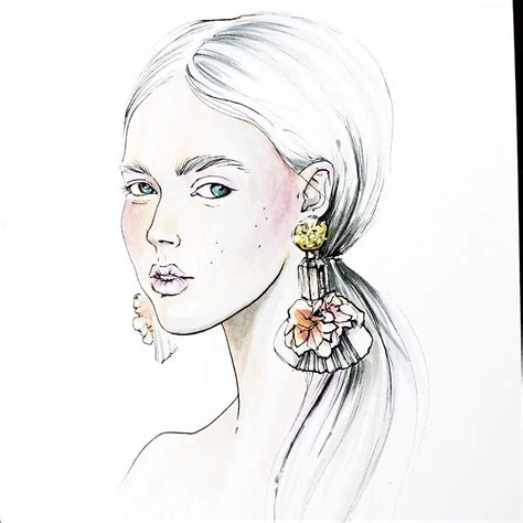 좋아요 93개 댓글 13개 Instagram의 Olga Balai Fashion Illustratorrumadelima