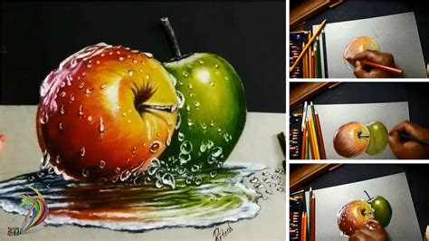 Grape bunch back grapes drawing. Hyper Realistic Drawing Of Apple (Time Lapse) - 3D Art 4 ...