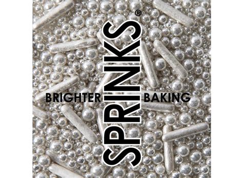 Sprinks Bubble And Bounce Sprinkles Silver 500g