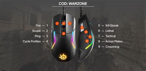 Best Side Button Gaming Mouse For Call Of Duty Warzone Steelseries