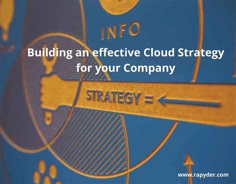Building An Effective Cloud Strategy For Your Company In 4 Simple Steps