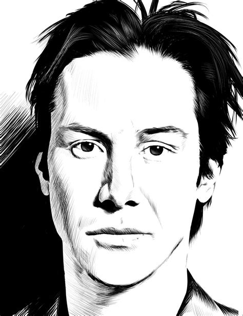 Keanu Reeves Keanu Reeves Keanu Reeves Black And White Black And White Drawing