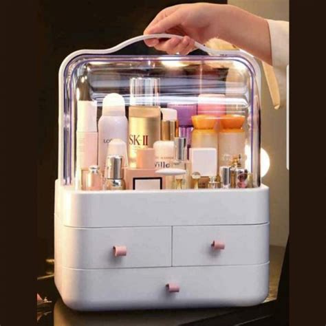 Portable Cosmetics Storage Box Makeup Organizer