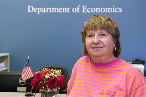 Long Time Economics Department Administrative Assistant Earns Award For