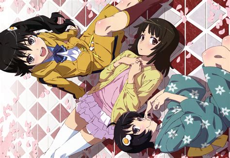karen araragi monogatari series anime tsukihi araragi 1080p nadeko sengoku hd wallpaper