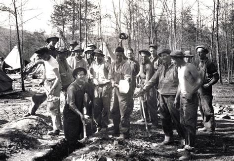 Ccc Civilian Conservation Corps The First Ccc Camp Opened In 1933 In