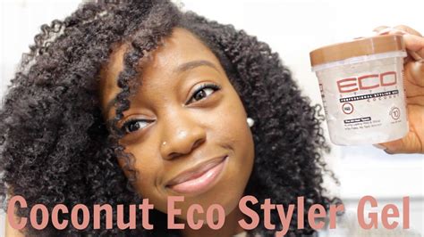 Twist Out Using Coconut Eco Styler Gel Natural Hair Youtube
