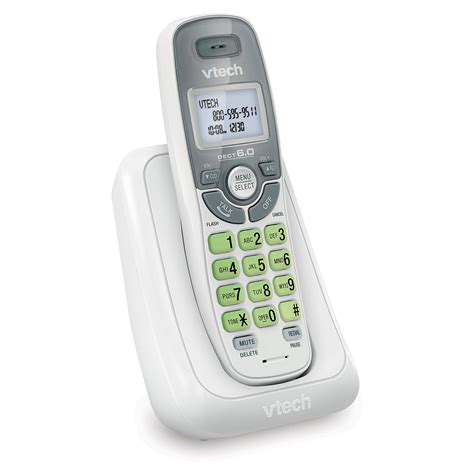 Vtech Cs6114 Dect 60 Cordless Phone With Caller Idcall Waiting White