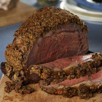 Kosher salt and freshly ground black pepper. Prime Rib with a Peppercorn & Roasted Garlic Crust Recipe ...