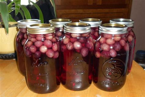 Grape Juice In A Jar Homemade Canning Recipes