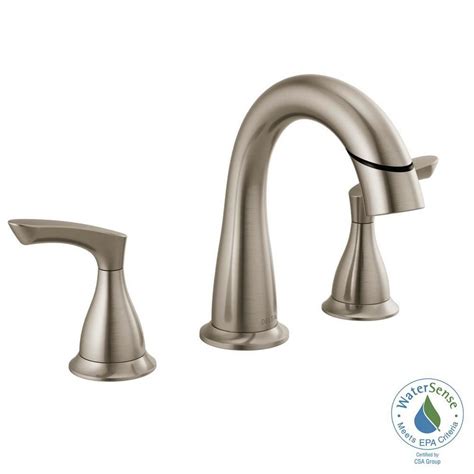 Delta Broadmoor 8 In Widespread 2 Handle Bathroom Faucet With Pull Down Spout In Spotshield