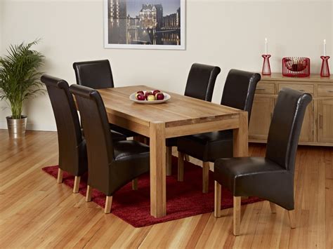 Whitesburg 5 piece dining set outfitted with light, natural coloring and classic, clean design, this it is composed of simple table made of oak wood and six, classic chairs made of birchen wood. Malaysian Wood Dining Table Sets Oak Dining Room Furniture ...