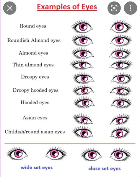 Types Of Faces Shapes Different Types Of Eyes Oval Face Shapes