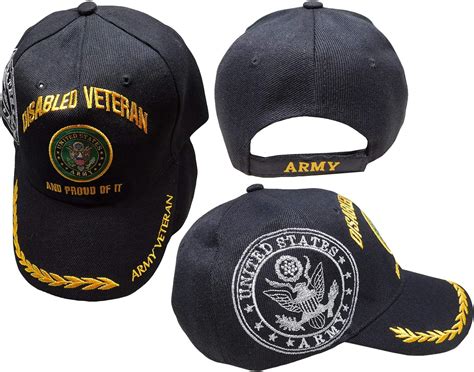 Us Army Disabled Army Veteran Baseball Cap Proud Of It Embroidered Hat