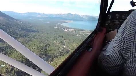 Flight At Lake Tahoe From Minden Tahoe Airport Youtube
