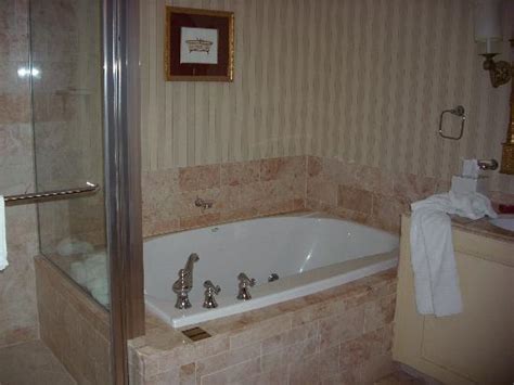 Jacuzzi Tub And Shower In Our Suite Picture Of Paris Las Vegas